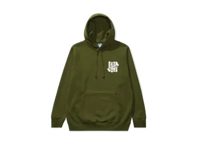 UNDEFEATED x MALBON Logo Lockup Pullover Hood "Olive"
