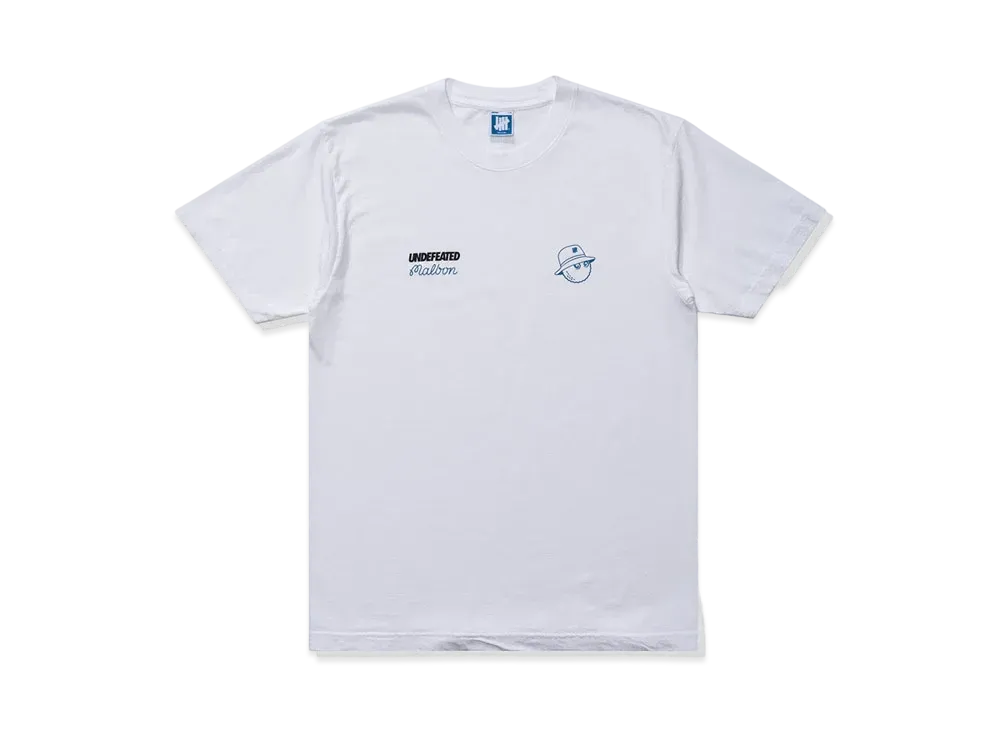UNDEFEATED x MALBON Logo S/S Tee "White"
