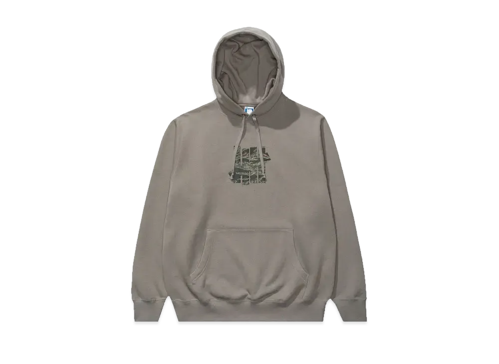 UNDEFEATED Tiger Camo Icon Pullover Hood "Gray"
