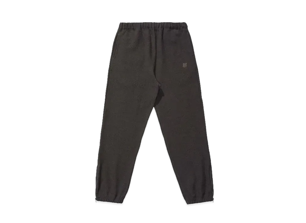 UNDEFEATED Reverse Terry Zip Sweatpant "Black"