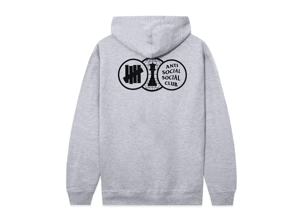 UNDEFEATED x Anti Social Social Club Position Hoodie "Athletic Heather"