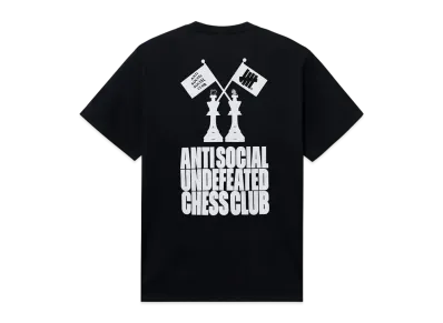 UNDEFEATED x Anti Social Social Club Chess Club Tee "Black"