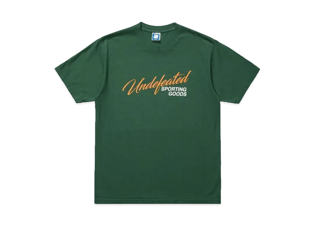 UNDEFEATED Script Shop S/S Tee "Green"