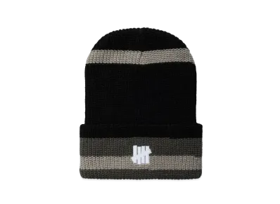 UNDEFEATED Striped Icon Beanie "Black"
