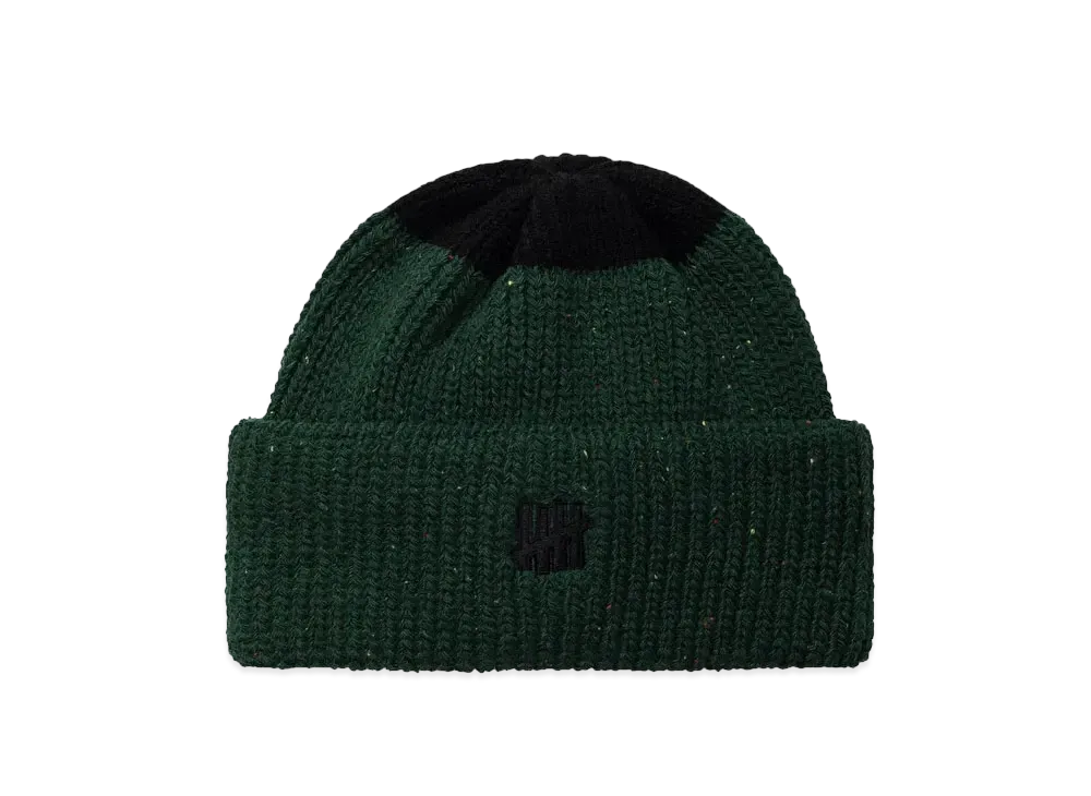 UNDEFEATED Icon Contrast Speckled Beanie "Green"