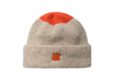 UNDEFEATED Icon Contrast Speckled Beani "Off White"