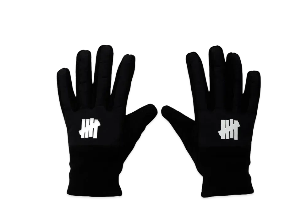UNDEFEATED Polar Fleece Gloves "Black"