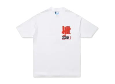 UNDEFEATED x F1 LVGP Lockup S/S Tee "White"