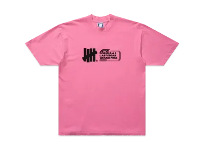 UNDEFEATED x F1 LVGP Logo S/S Tee "Pink"