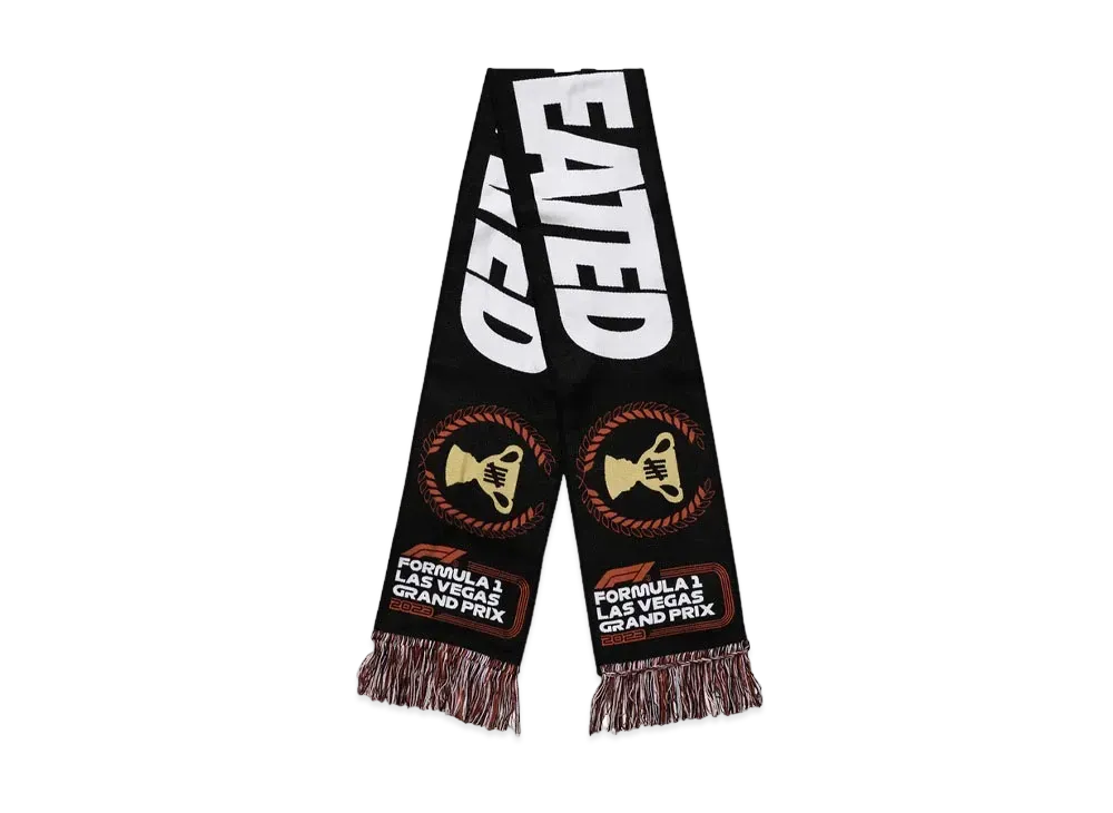 UNDEFEATED x F1 LVGP Rally Scarf "Black"