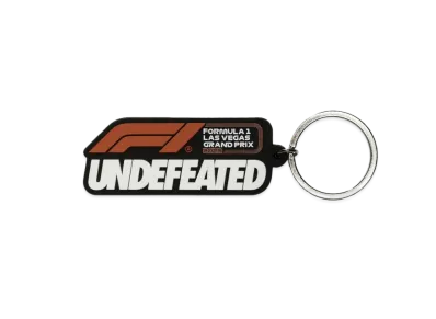 UNDEFEATED x F1 LVGP Raised Rubber Keychain "Multi"