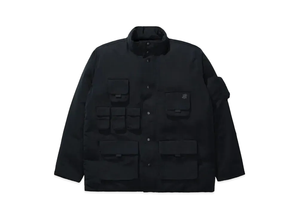UNDEFEATED Multi-Pocket Down Jacket "Black"