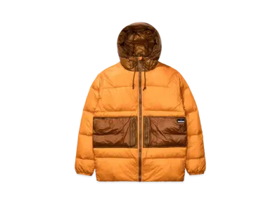 UNDEFEATED Hooded Down Puffer Jacket "Orange"