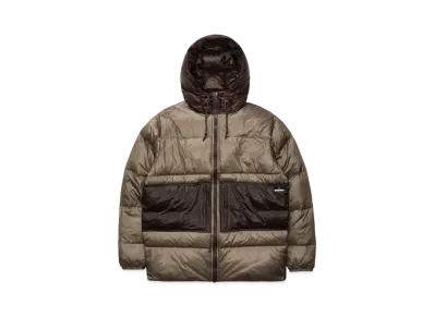 UNDEFEATED Hooded Down Puffer Jacket "Beige"