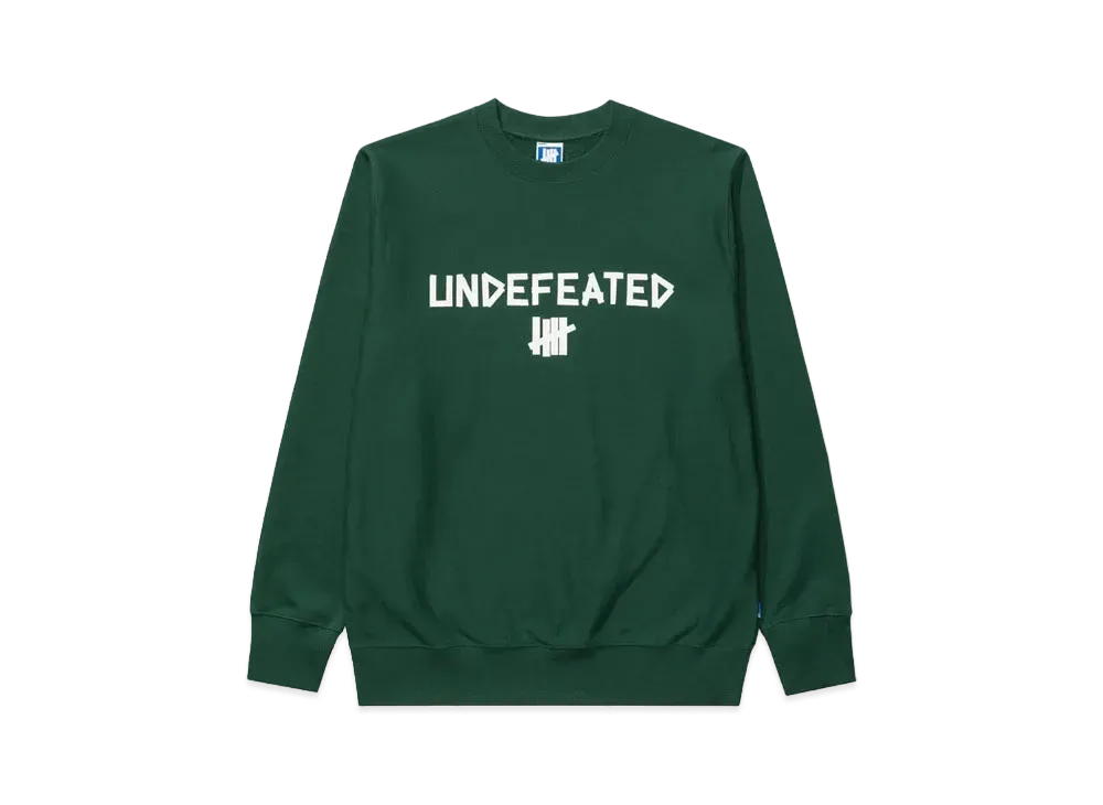 UNDEFEATED Taped Crewneck "Green"