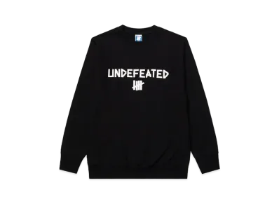 UNDEFEATED Taped Crewneck "Black"