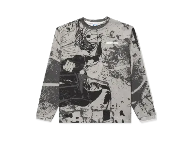 UNDEFEATED Shattered L/S Tee "Grey"