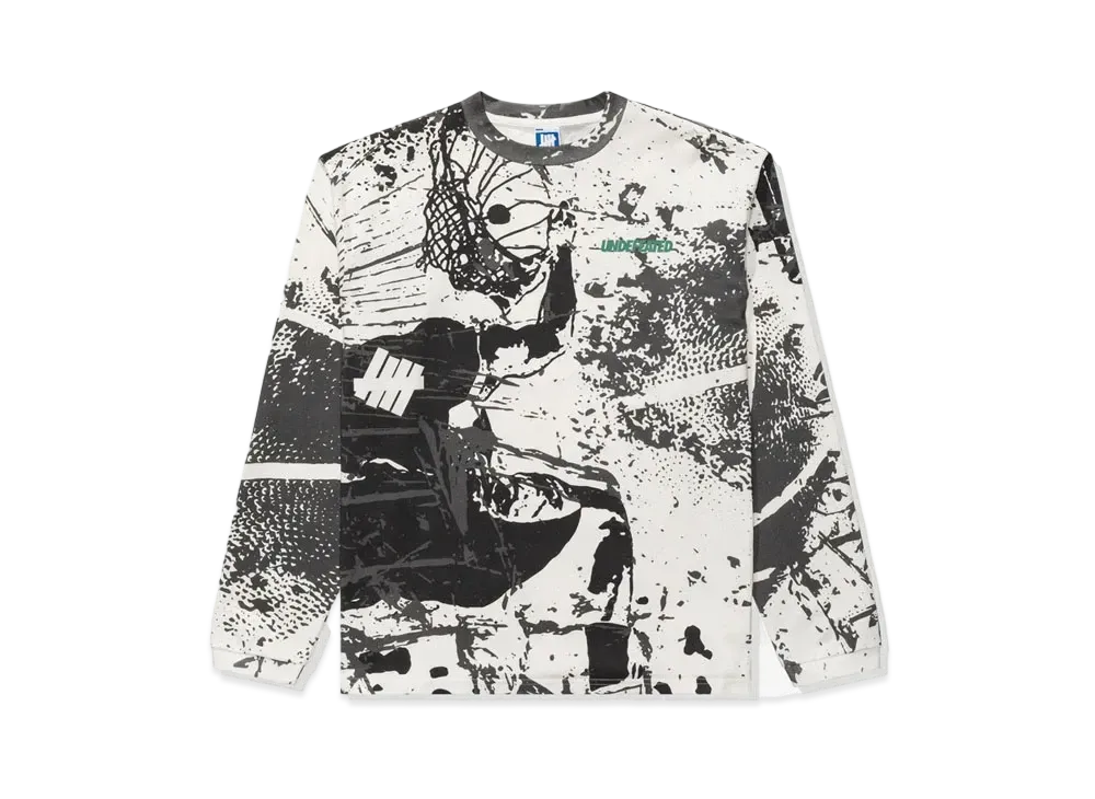 UNDEFEATED Shattered L/S Tee "White"