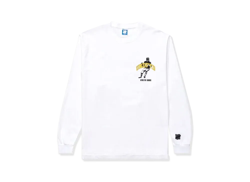 UNDEFEATED Field Day L/S Tee "White"