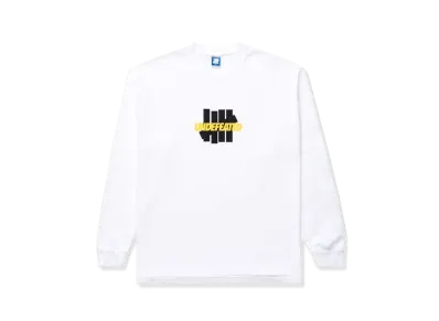 UNDEFEATED Lockup L/S Tee "White"