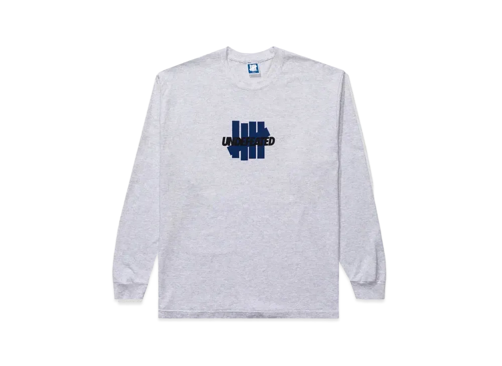 UNDEFEATED Lockup L/S Tee "Grey"