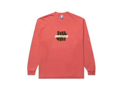 UNDEFEATED Lockup L/S Tee "Red"