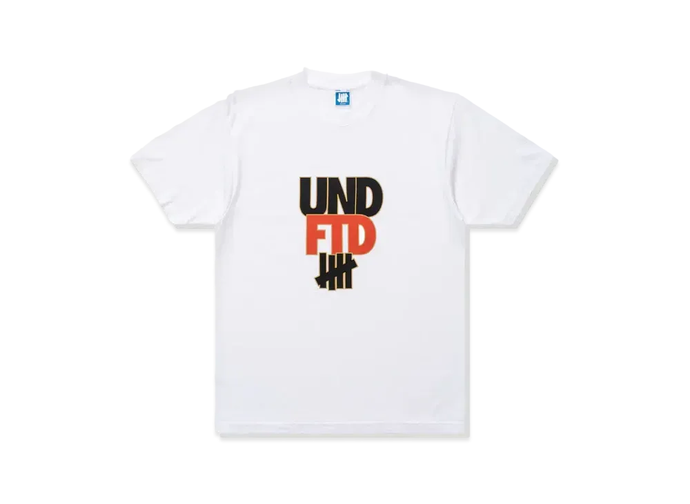 UNDEFEATED Stack S/S Tee "White"