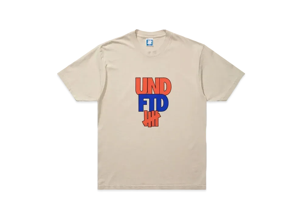 UNDEFEATED Stack S/S Tee "Beige"