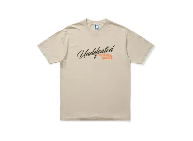 UNDEFEATED Script Shop S/S Tee "Beige"