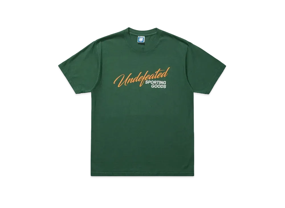 UNDEFEATED Script Shop S/S Tee "Green"