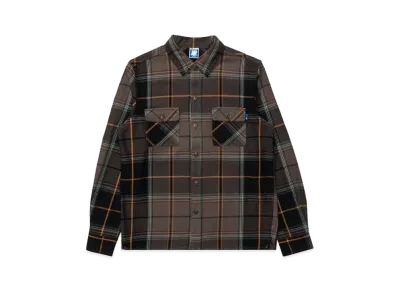UNDEFEATED Plaid L/S Shirt "Grey"