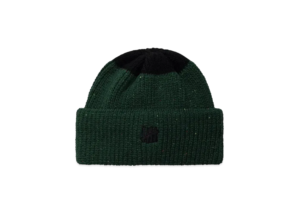 UNDEFEATED Icon Contrast Speckled Beanie "Green"