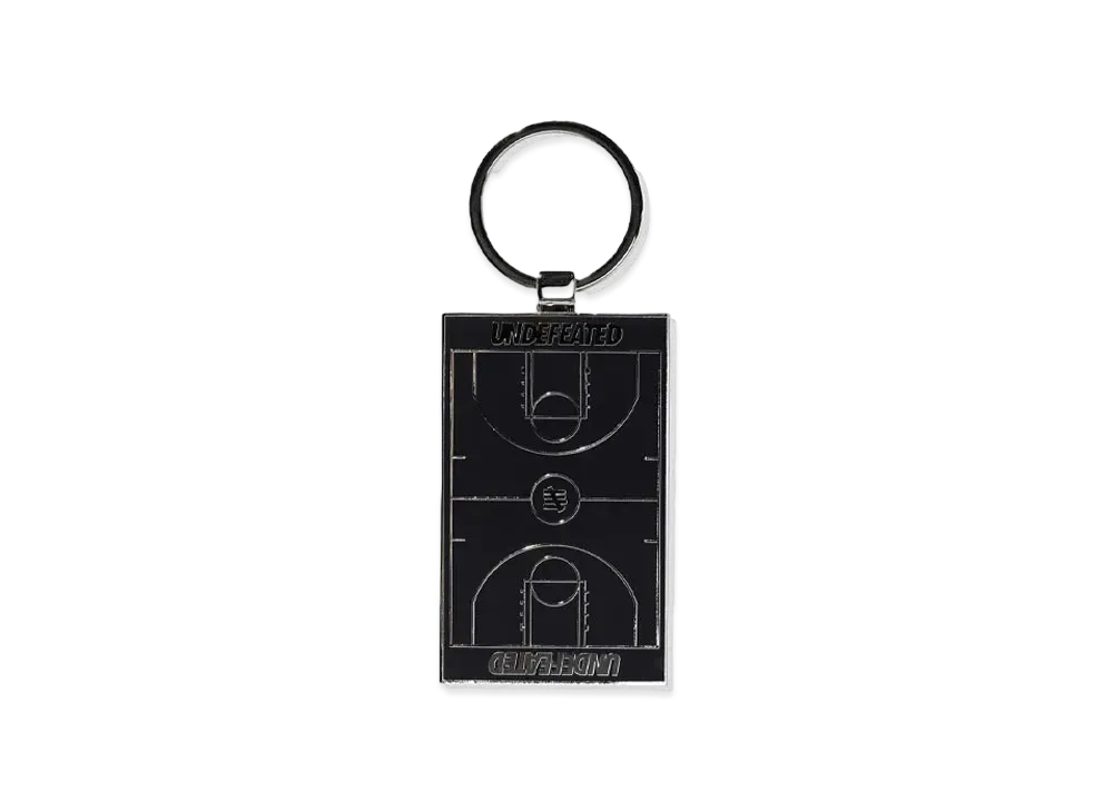 UNDEFEATED Court Keychain "Black"