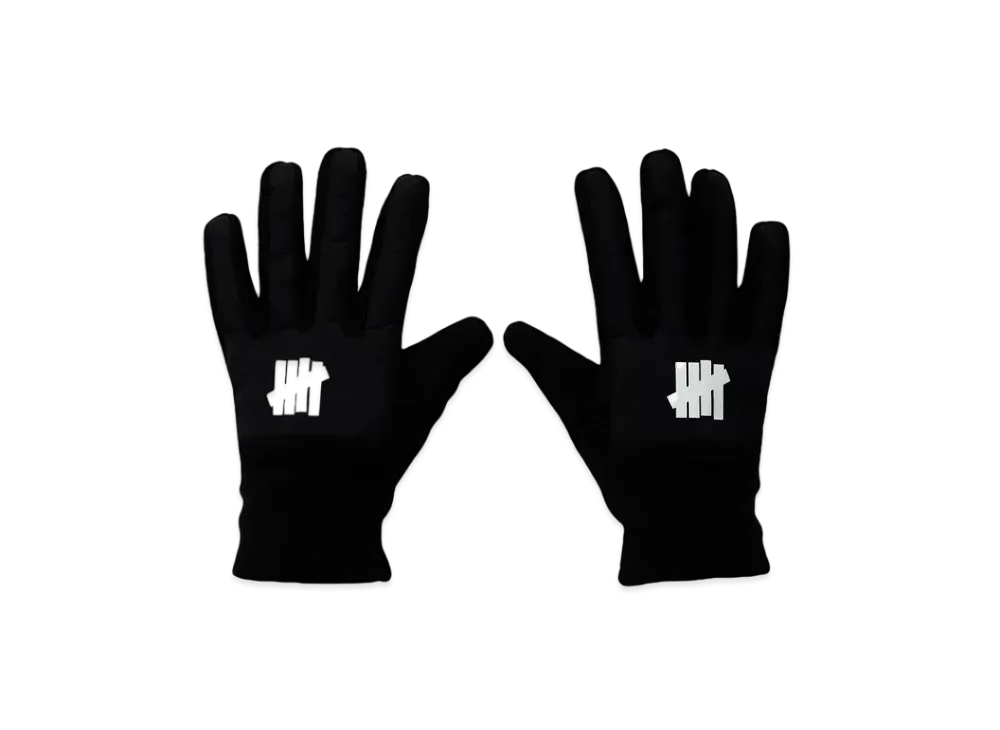 UNDEFEATED Polar Fleece Gloves "Black"