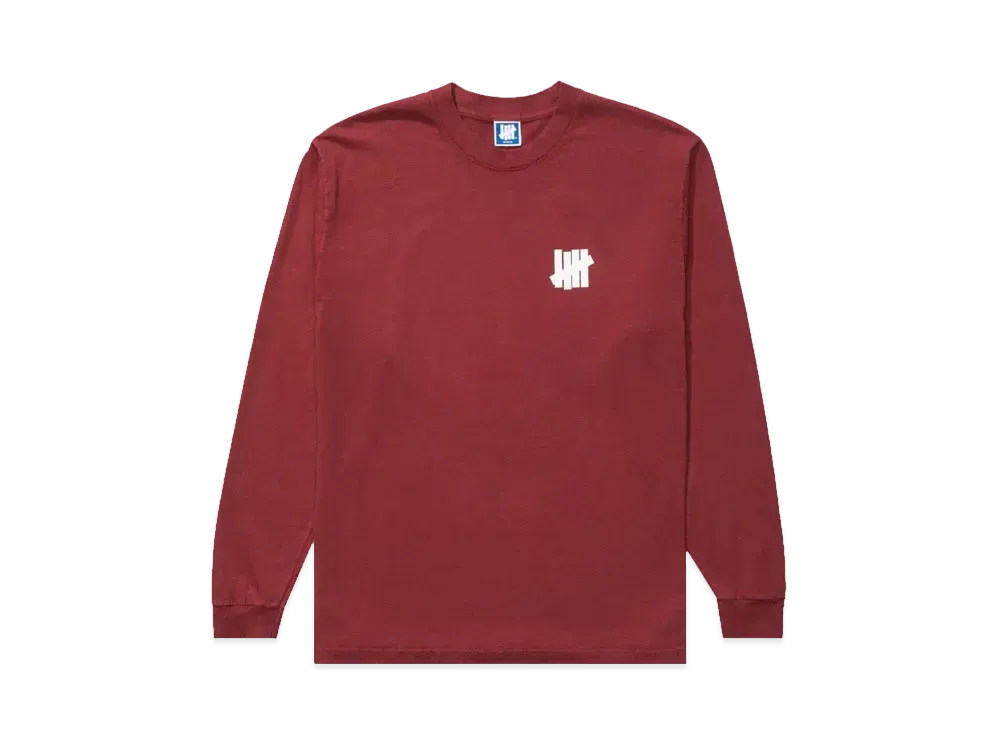 UNDEFEATED Icon L/S Tee "Burgundy"