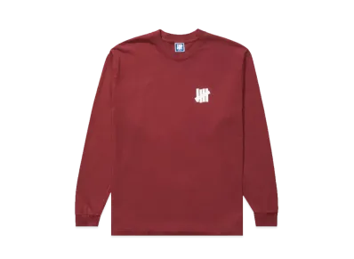 UNDEFEATED Icon L/S Tee "Burgundy"