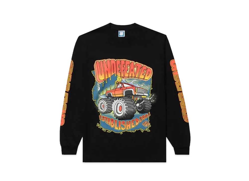 UNDEFEATED Burn Rubber L/S Tee "Black"