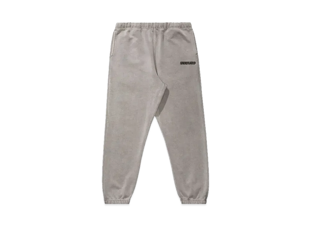 UNDEFEATED Logo Pigment Sweatpant "Gray"