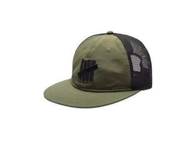 UNDEFEATED Nylon Mesh Icon Snapback "Olive"