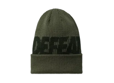 UNDEFEATED Jacquard Logo Beanie "Olive"
