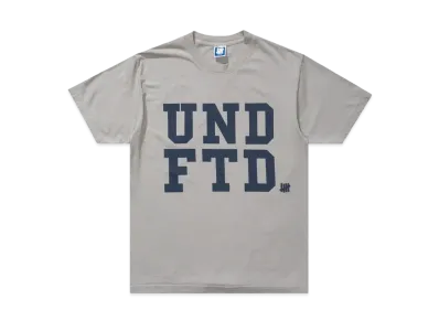UNDEFEATED Block S/S Tee "Gray"