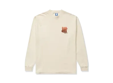 UNDEFEATED Pig Skin Icon L/S Tee "Beige"