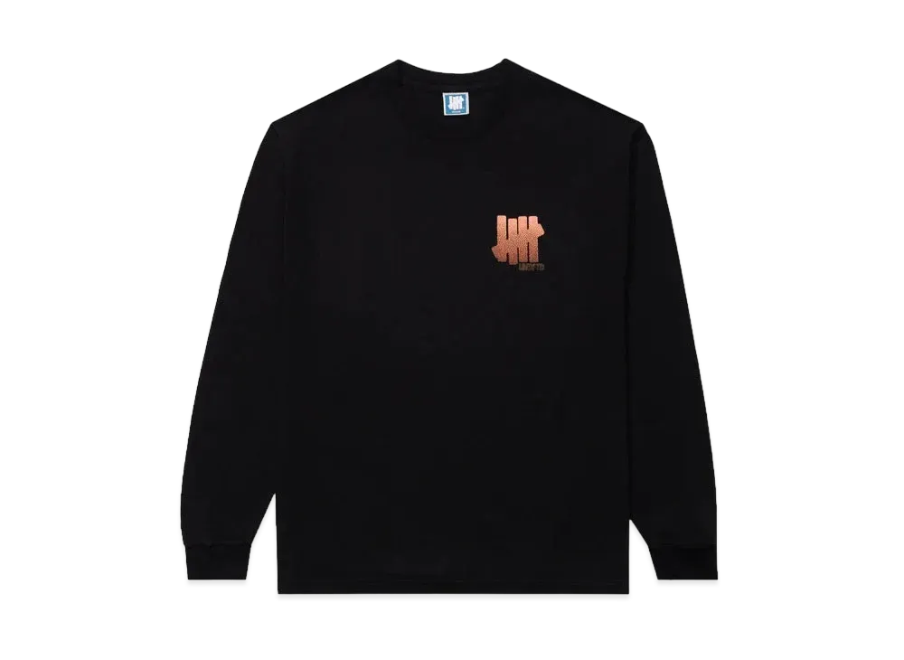 UNDEFEATED Pig Skin Icon L/S Tee "Black"