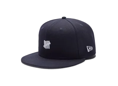 UNDEFEATED x NE Micro Icon Fitted "Navy"