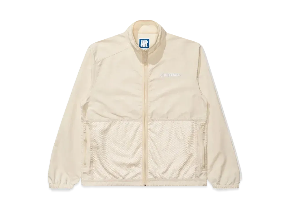 UNDEFEATED Mesh Pocket Track Jacket "Beige"