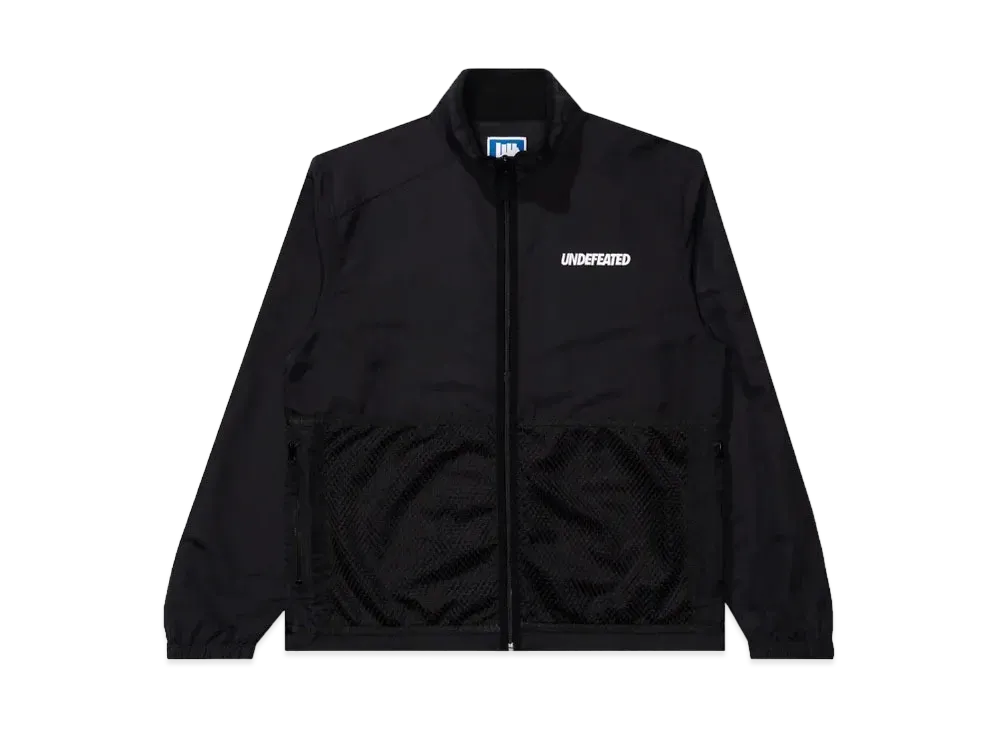 UNDEFEATED Mesh Pocket Track Jacket "Black"