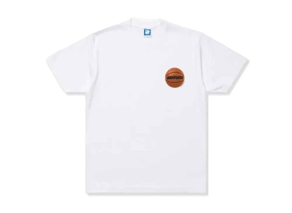 UNDEFEATED Basketball S/S Tee "White"