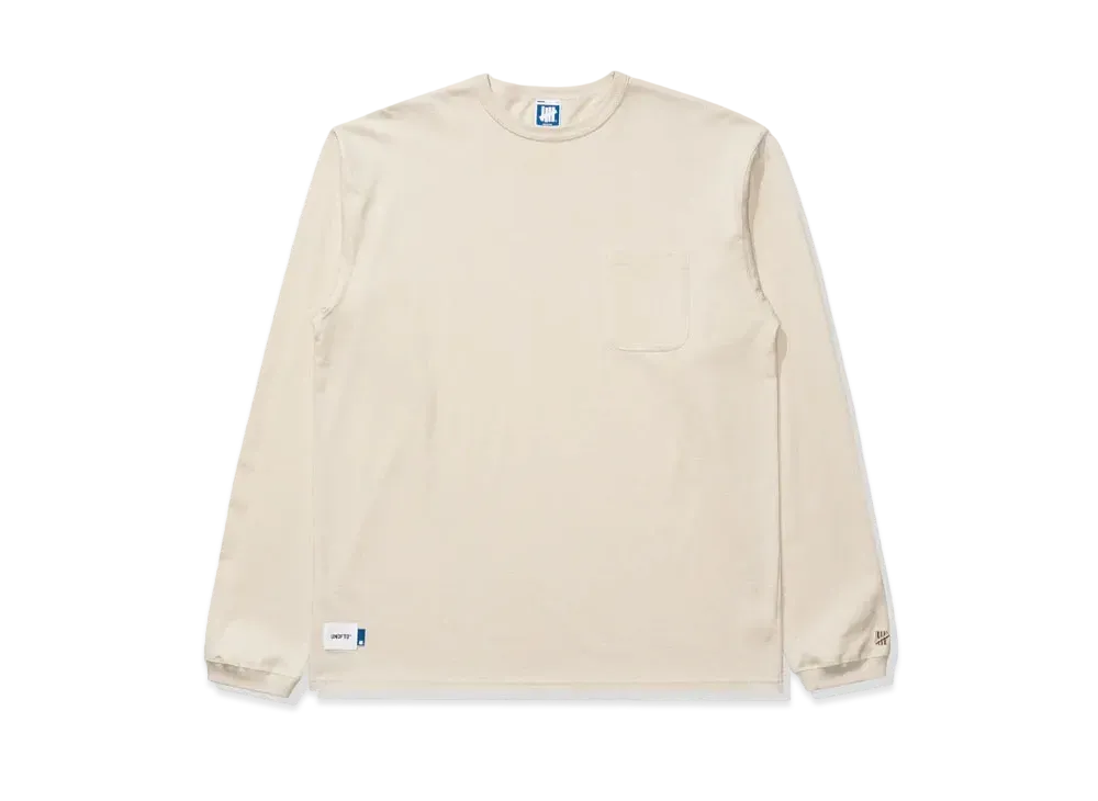 UNDEFEATED L/S Pocket Tee "Beige"