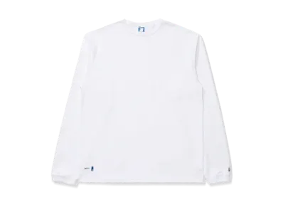 UNDEFEATED L/S Pocket Tee "White"