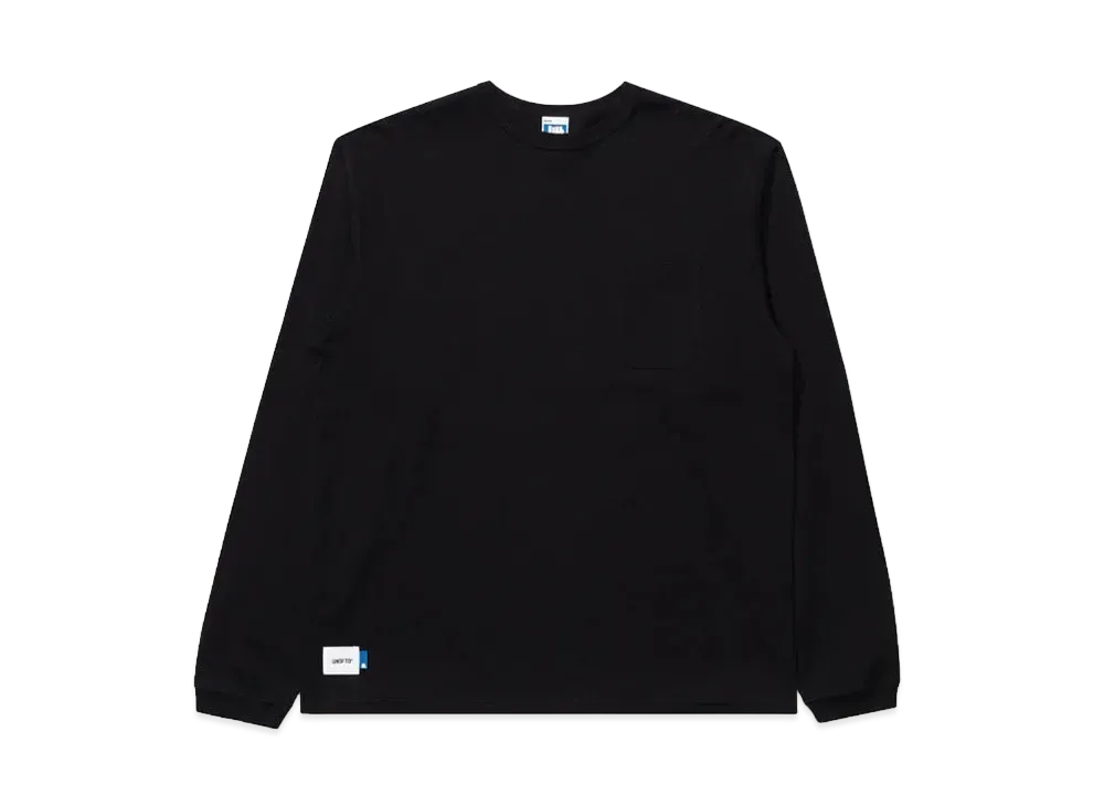 UNDEFEATED L/S Pocket Tee "Black"